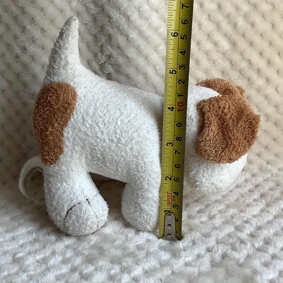 Old Navy 2004 Brown and White Stuffed Animal Dog Plush Puppy - Picture 4 of 10